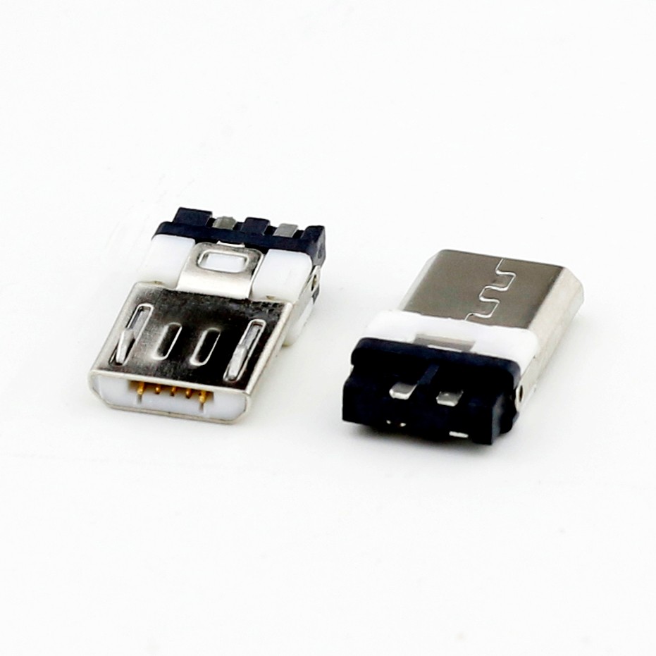 MICRO USB Male Head Solder Wire Type (TID Certified)